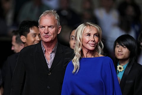Sting and Trudie Styler